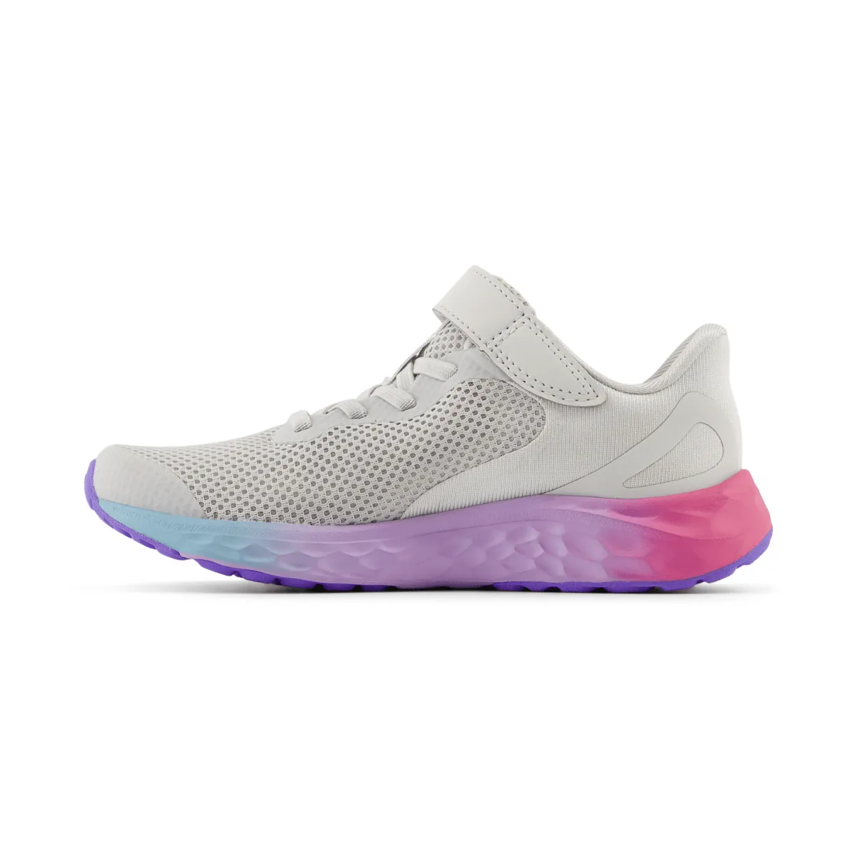 New Balance Kinder (Vorschule) Fresh Foam Arishi v4 PAARIGR4 Grau Matter/Mitte des Jahrhunderts Pink/Lila Glo New Balance Schuhe