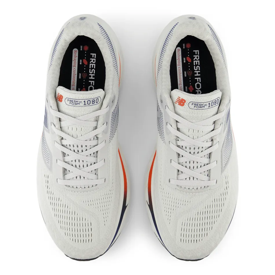 New Balance Herren 1080 v14 Laufschuhe in Grey Matter/Silber Metallic AW24