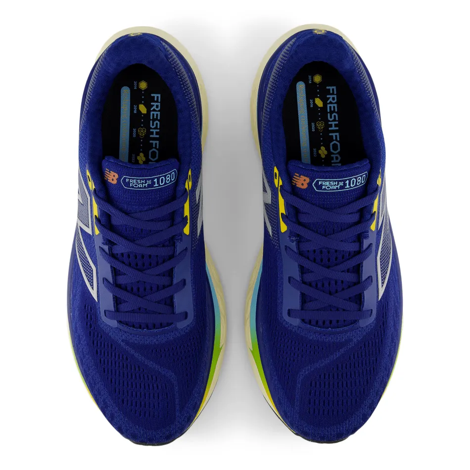 New Balance Herren 1080 v14 Standard Fit (D Weite) Laufschuhe in Tintenfass/Silber Metallic AW24