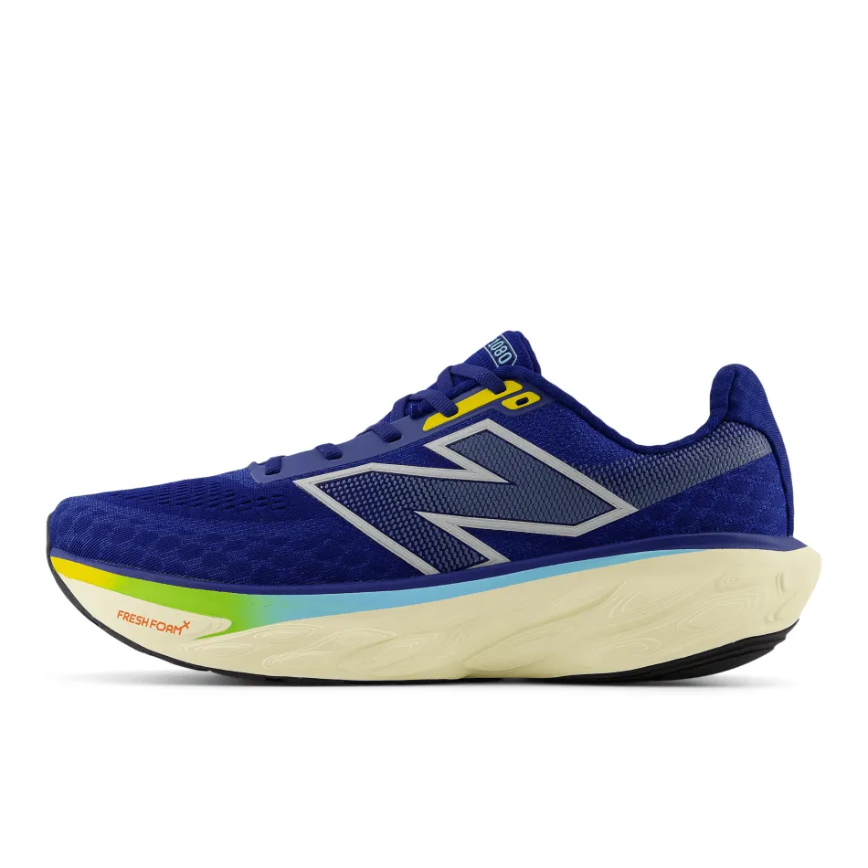New Balance Herren 1080 v14 Standard Fit (D Weite) Laufschuhe in Tintenfass/Silber Metallic AW24