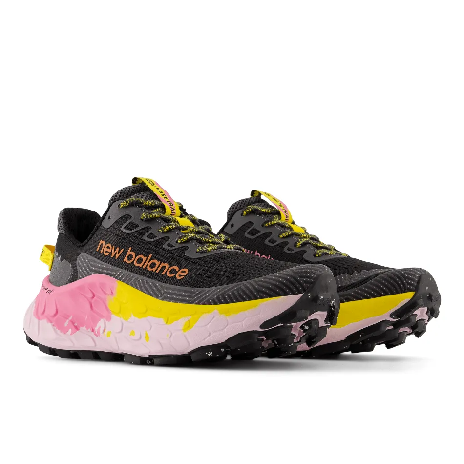 New Balance More Trail v3 Damen-Laufschuhe Schwarz/Rosa AW24