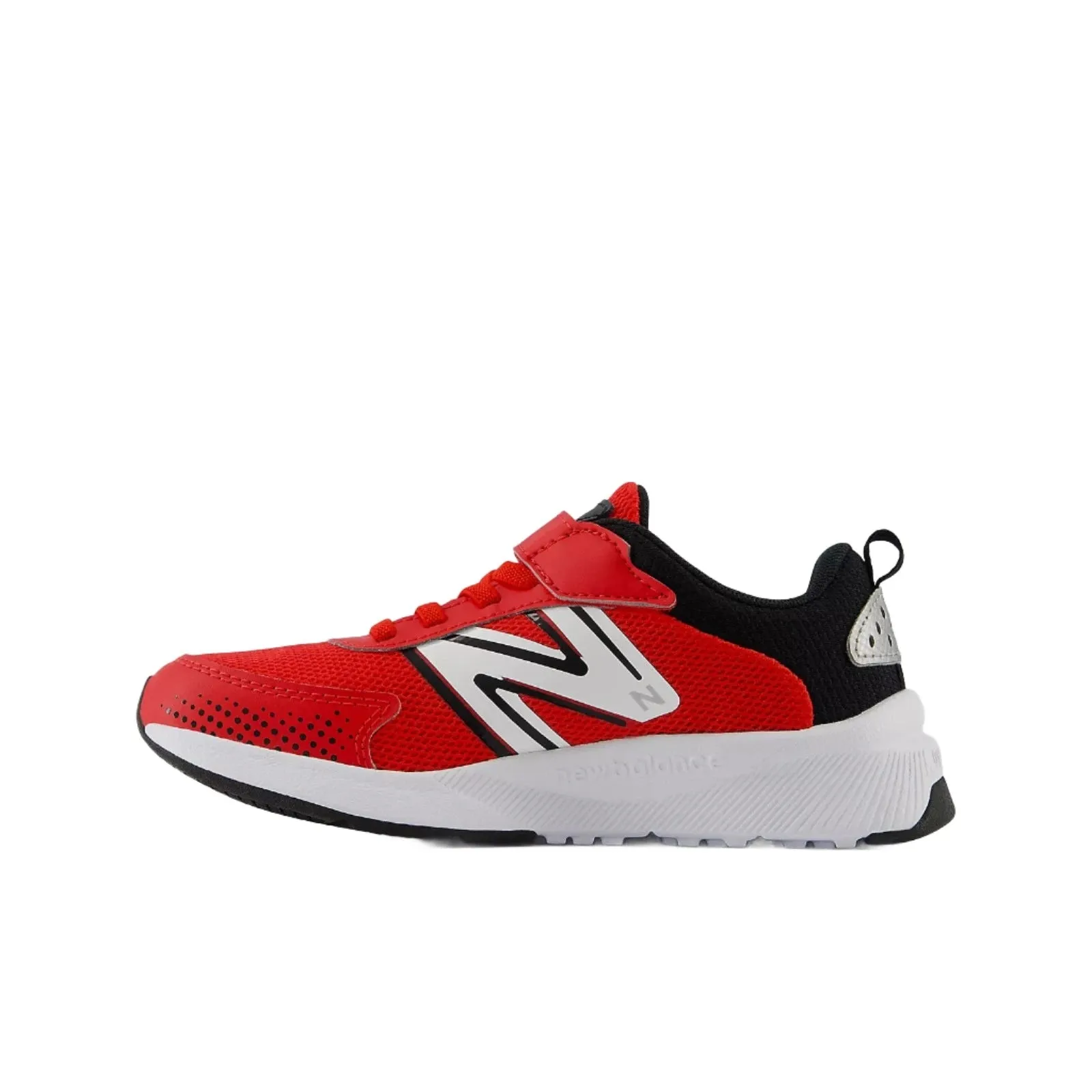New Balance Schuhe Kinder Dynasoft 545 Bungee-Schnürung mit Riemchen oben in True Red/Schwarz (10.5c-3J)