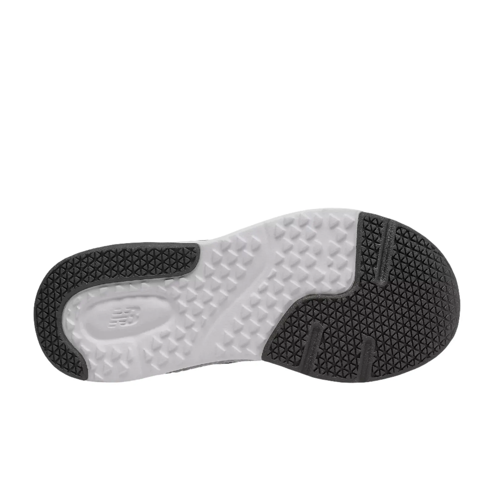 New Balance Schuhe Kinder Dynasoft PT545BO1 mit Bungee-Schnürung und Riemchen Schwarz/Weiß/Silber Metallic (10,5c-3J)