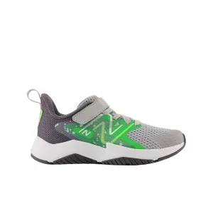 New Balance Schuhe Rave Run v2 mit Bungee-Schnürung und Oberriemen in Regenwolke Grün (10,5c-3J)