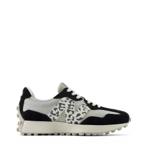New Balance Damen 327 Trainer Schwarz / Leopard / Mondlicht