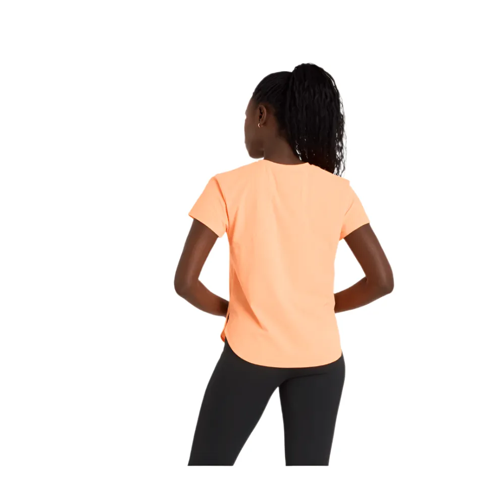 New Balance Damen Race Day Ultralight T-Shirt in Hot Mango SS25