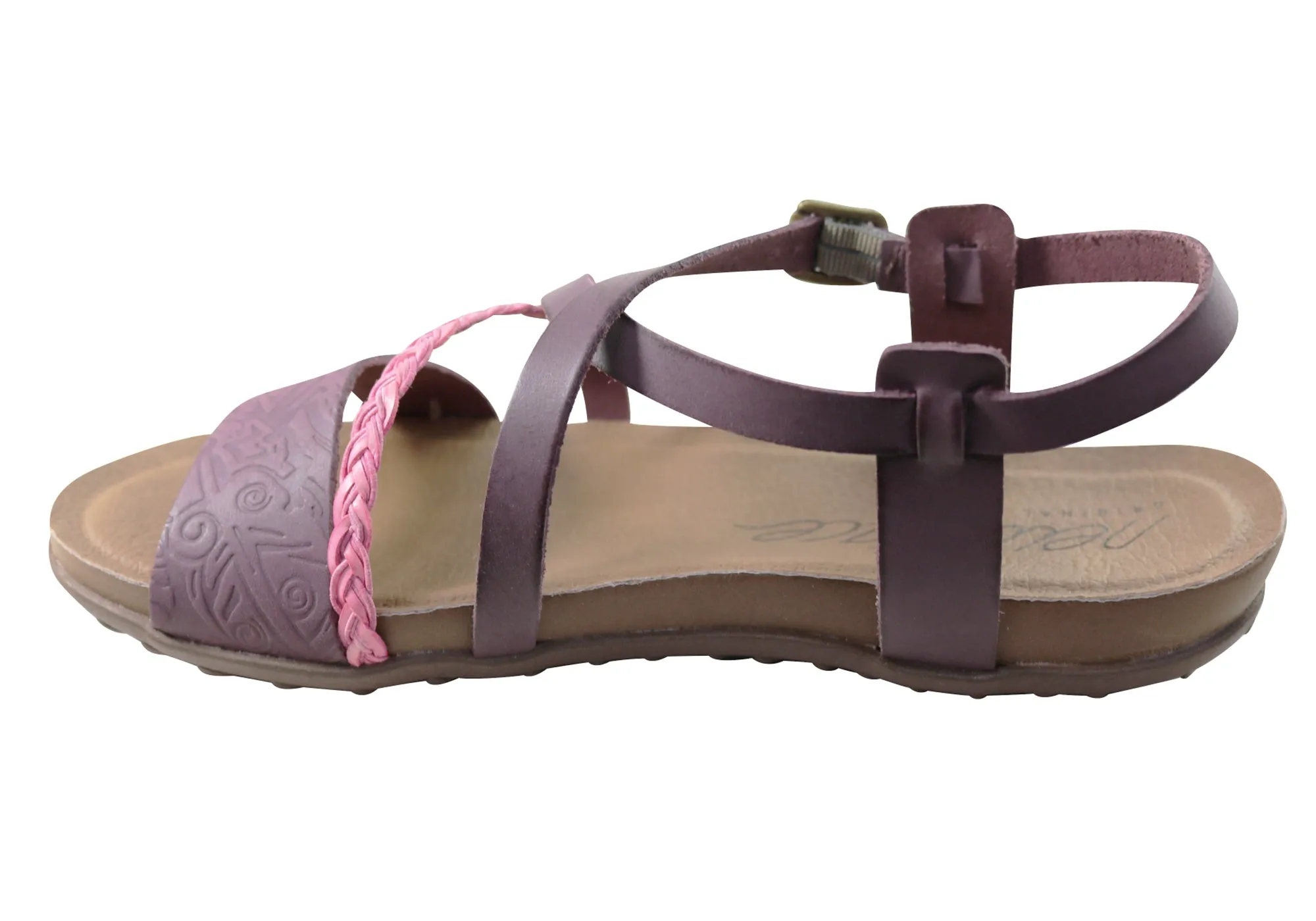 New Face Laurina Damen Bequeme Ledersandalen Hergestellt In Brasilien New Face Schuhe
