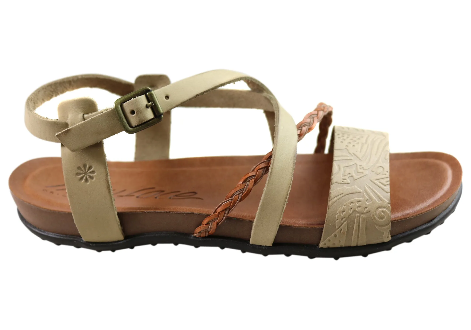 New Face Laurina Damen Bequeme Ledersandalen Hergestellt In Brasilien New Face Schuhe