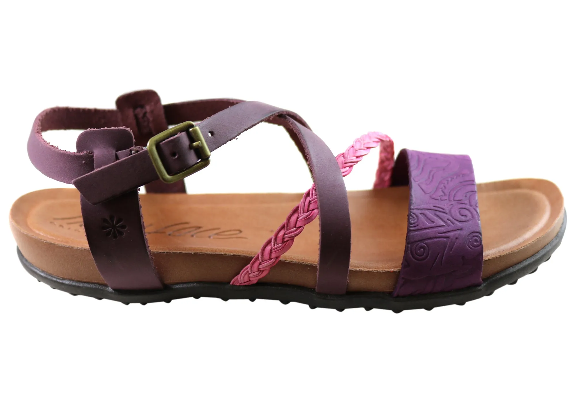 New Face Laurina Damen Bequeme Ledersandalen Hergestellt In Brasilien New Face Schuhe