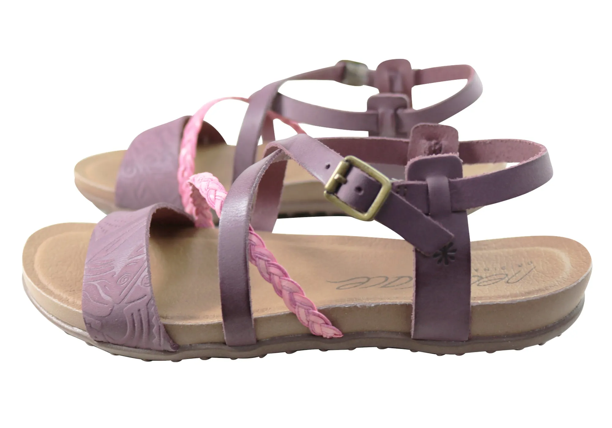 New Face Laurina Damen Bequeme Ledersandalen Hergestellt In Brasilien New Face Schuhe