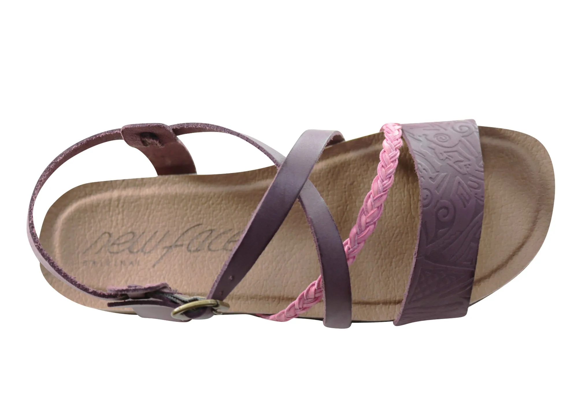 New Face Laurina Damen Bequeme Ledersandalen Hergestellt In Brasilien New Face Schuhe