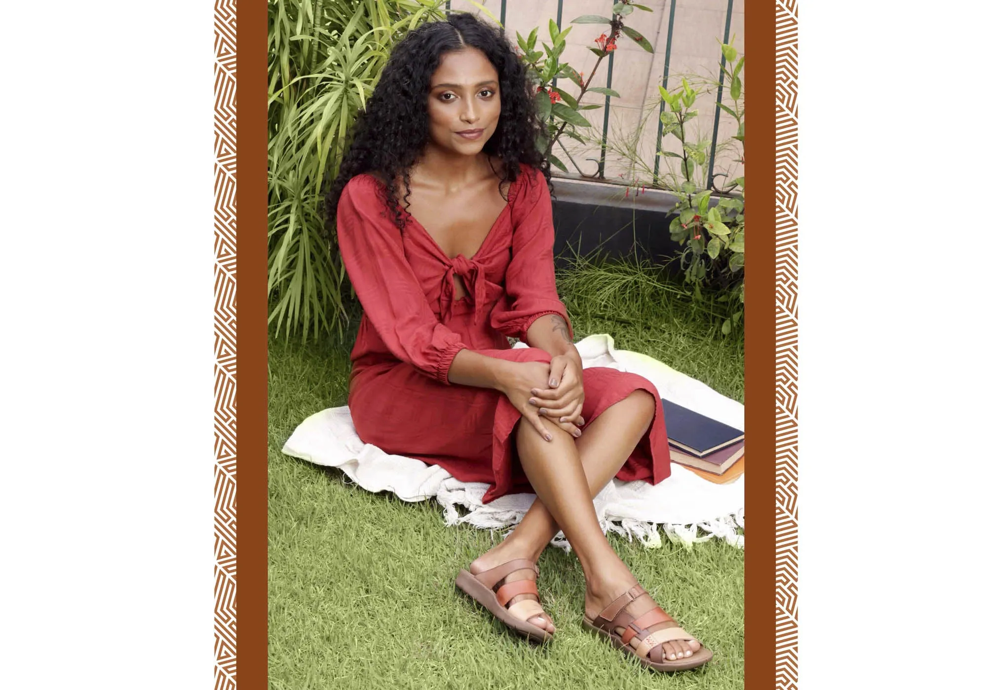 New Face Soma Damen Comfort Leder Slides Sandalen Hergestellt in Brasilien New Face Schuhe