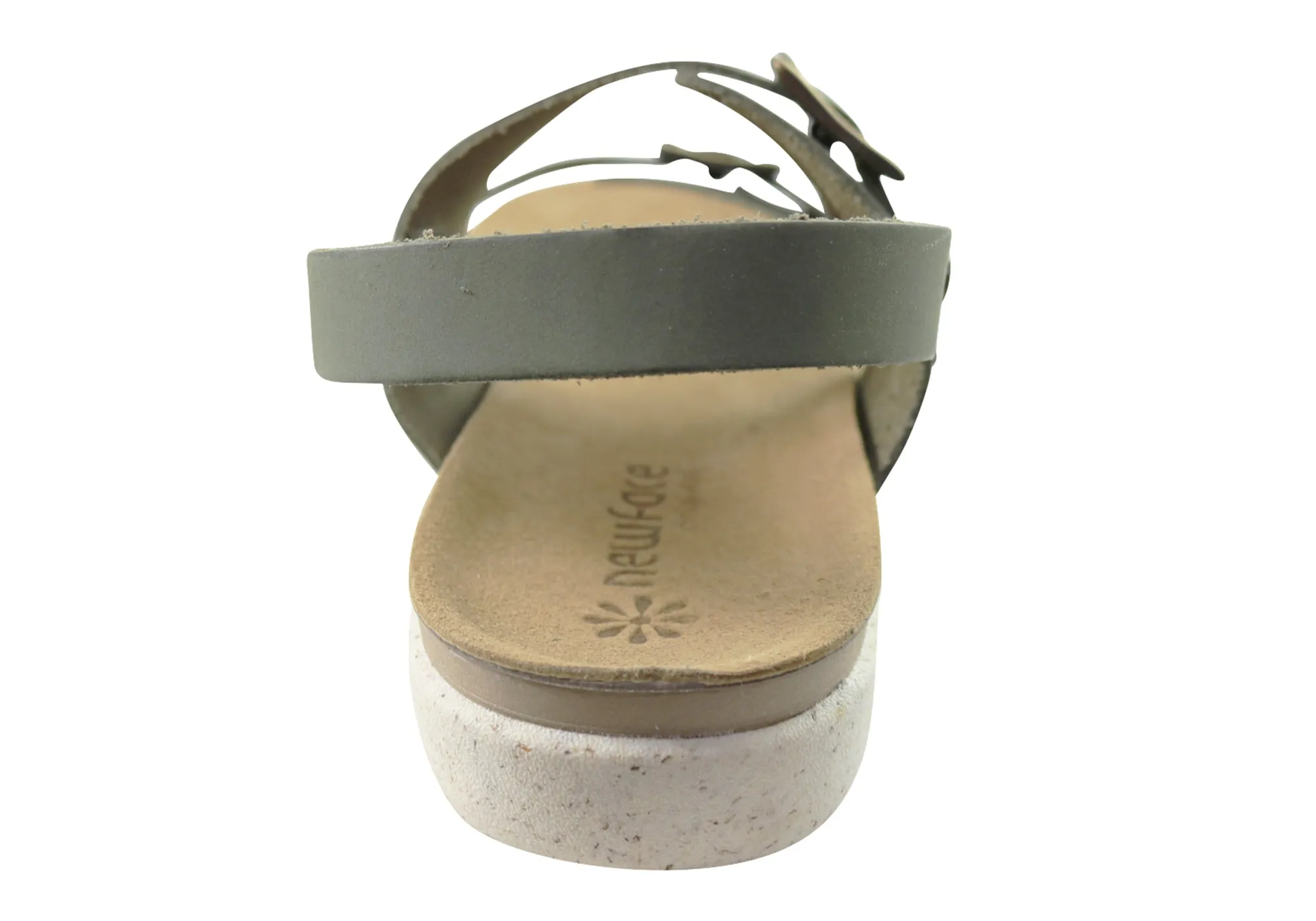 New Face Valley Damen Bequeme Ledersandalen Hergestellt in Brasilien New Face Schuhe