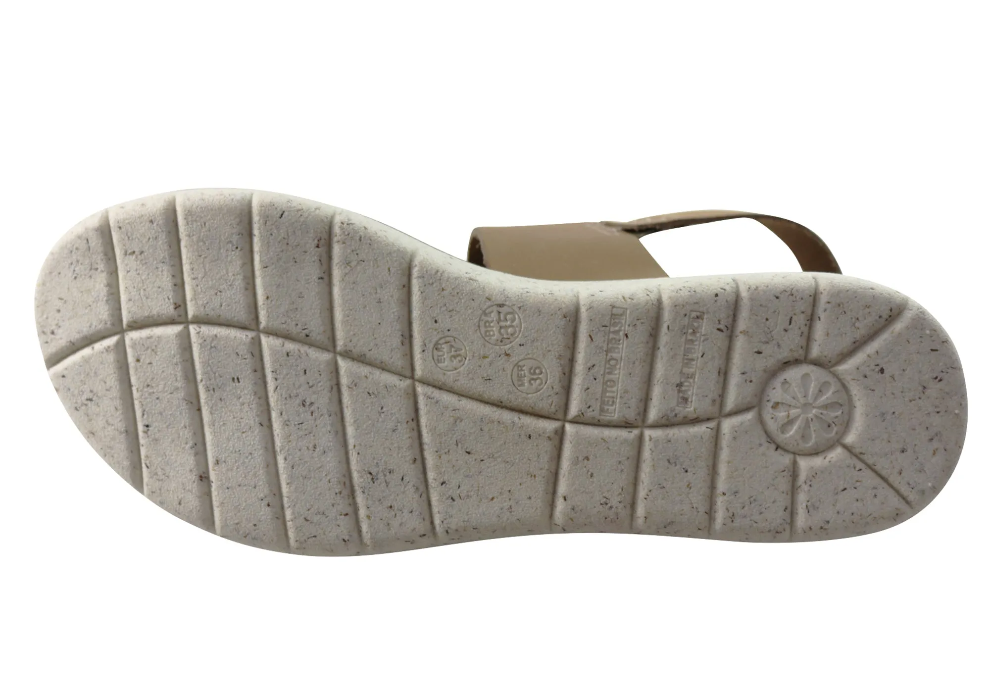 New Face Valley Damen Bequeme Ledersandalen Hergestellt in Brasilien New Face Schuhe