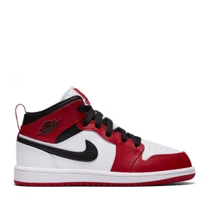 NIKE AIR JORDAN1 MID CHICAGO WEIßE FERSE PS (NEU)