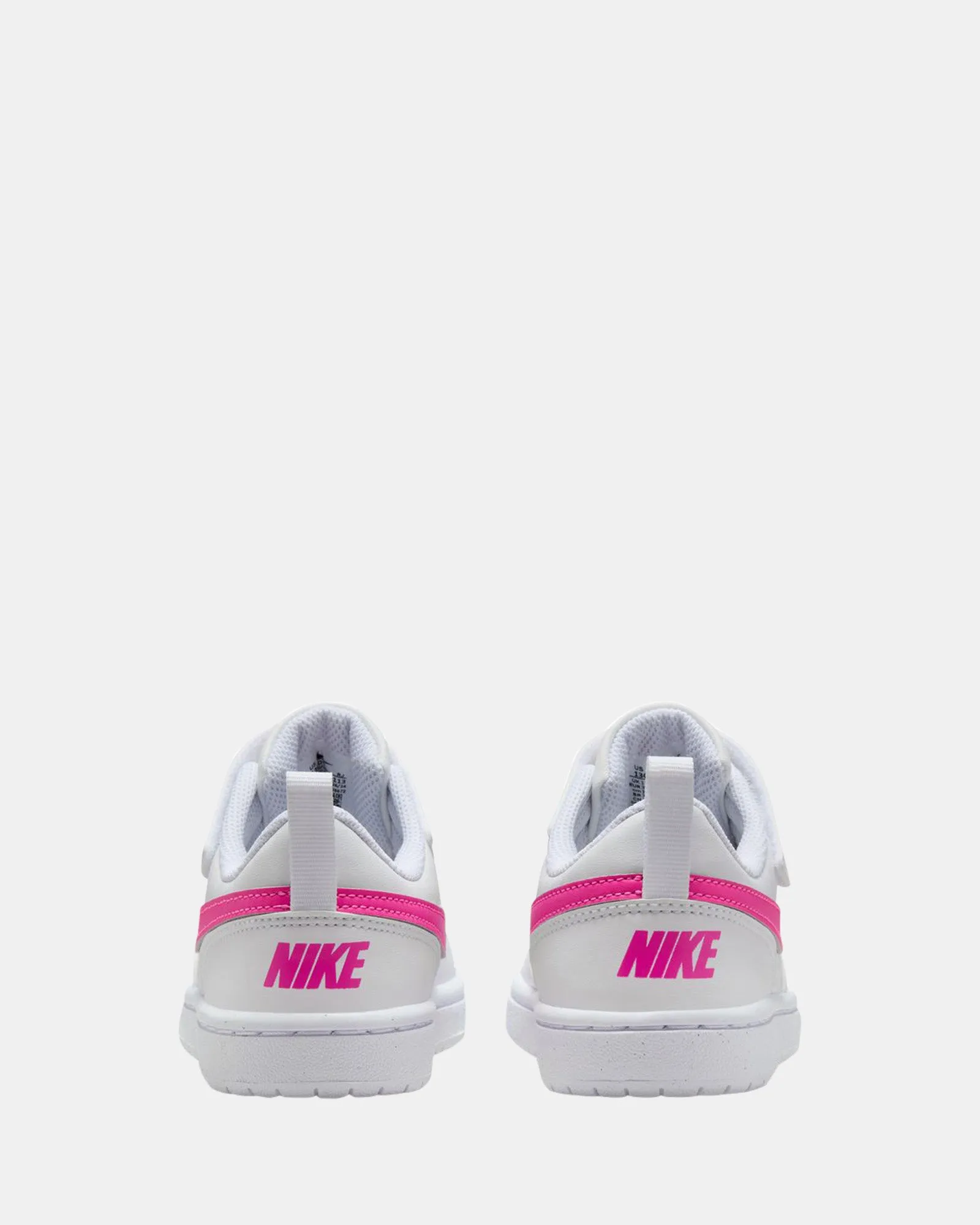 Nike Kinder-Schuhe Court Borough Low Recraft Vorschule Weiß/Laser Fuchsia