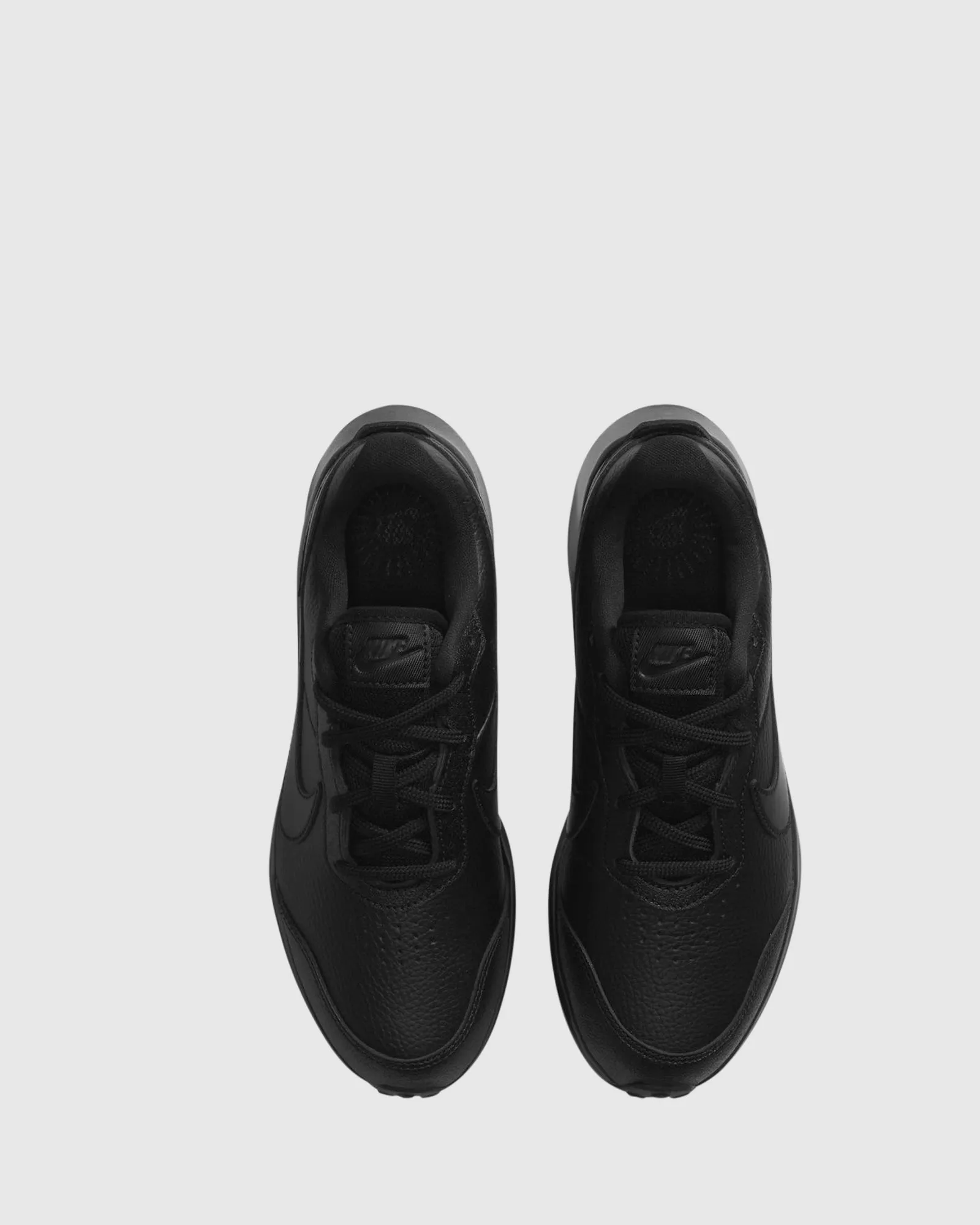 Nike Kinder Schuhe Varsity Leder Grundschule Schwarz