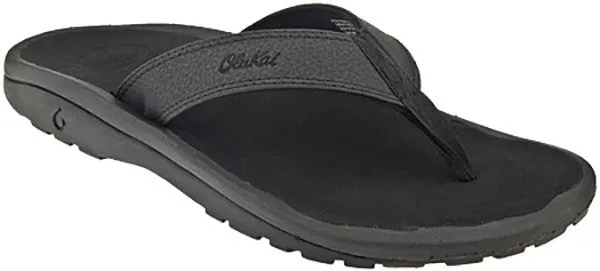 Olukai Ohana Herren-Sandalen - Schwarz / Schwarz