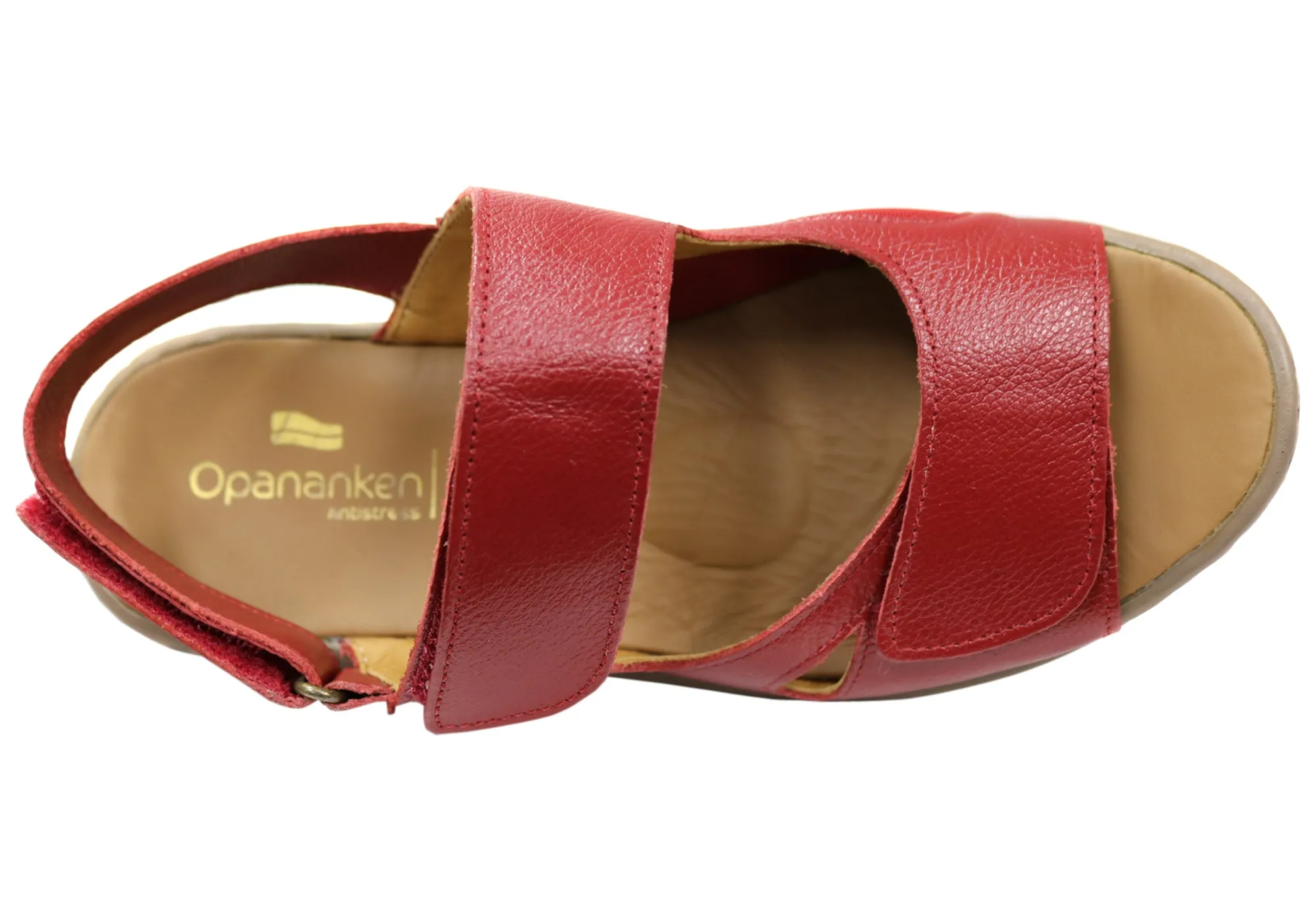Opananken Eva Damen Bequeme Verstellbare Leder Brasilianische Sandalen Opananken Schuhe