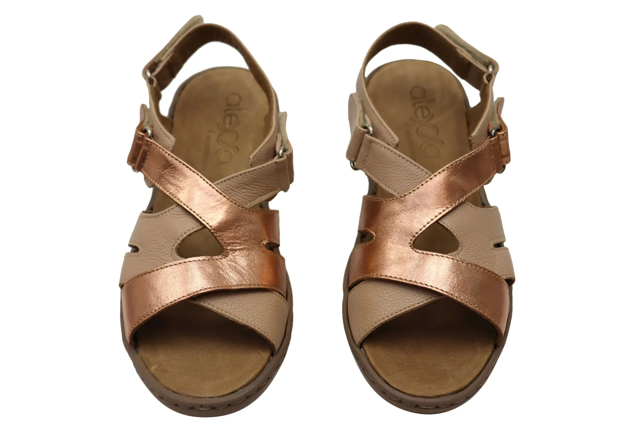 Opananken Larra Damen Bequeme Brasilianische Ledersandalen Opananken Schuhe