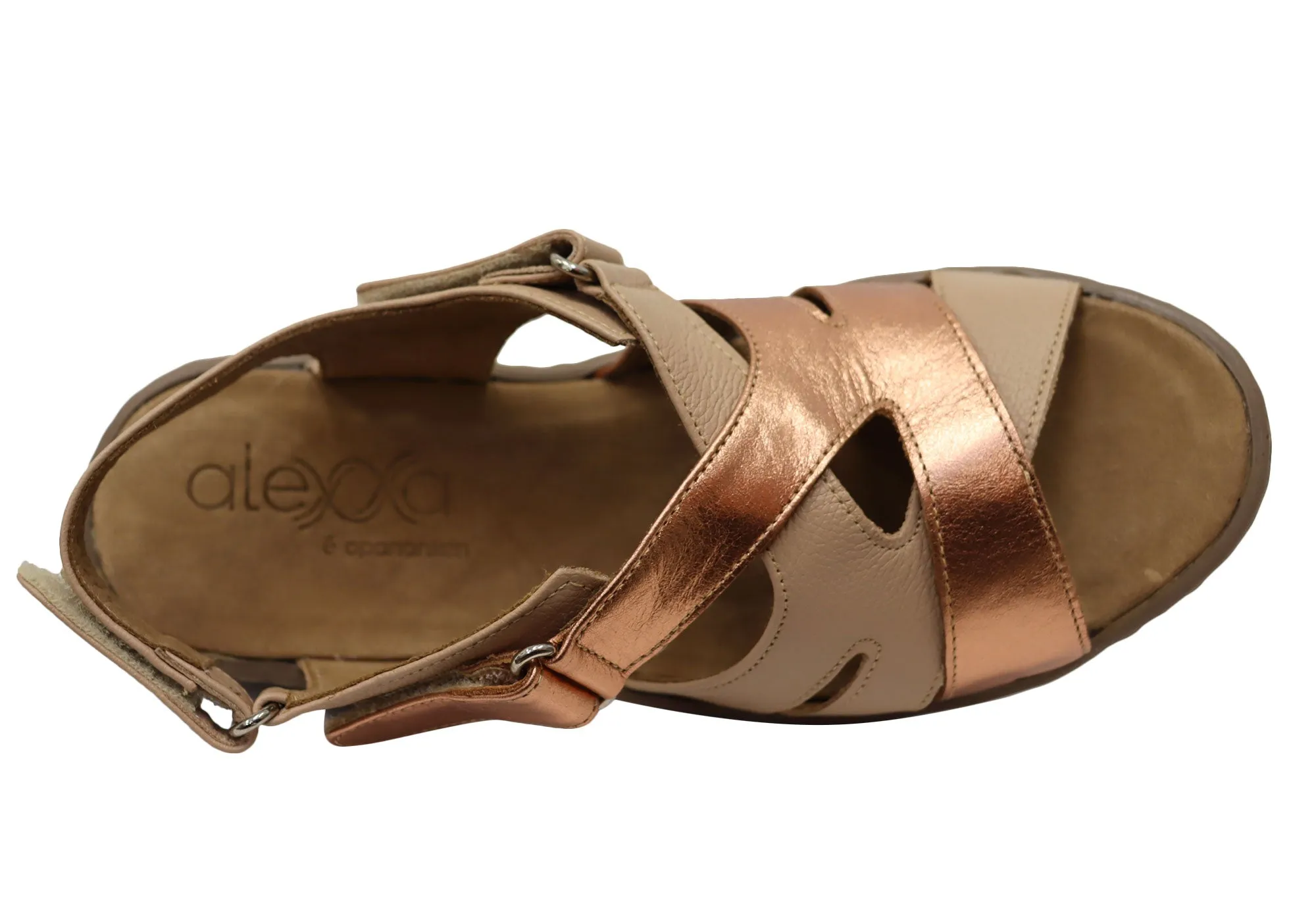 Opananken Larra Damen Bequeme Brasilianische Ledersandalen Opananken Schuhe
