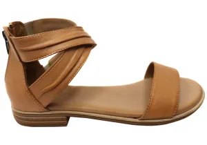 Orizonte Edithvale Damen Bequeme Europäische Ledersandalen Orizonte Schuhe