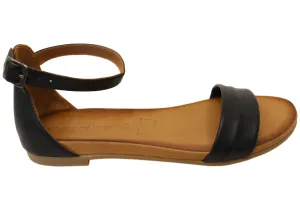Orizonte Eventura Damen Bequeme Europäische Ledersandalen Orizonte Schuhe