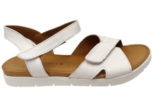 Orizonte Luvve Damen Bequeme Europäische Ledersandalen Orizonte Schuhe