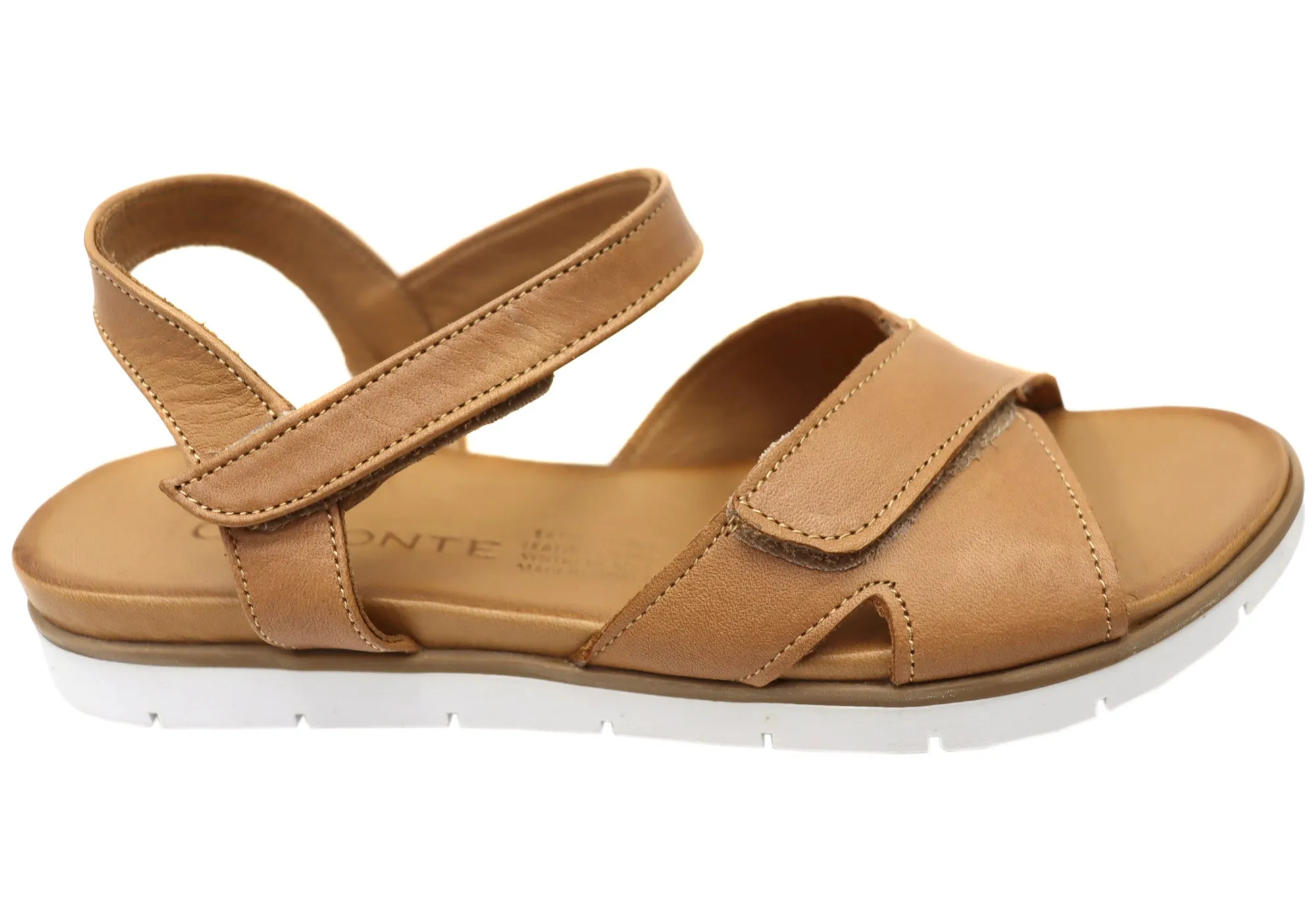 Orizonte Luvve Damen Bequeme Europäische Ledersandalen Orizonte Schuhe