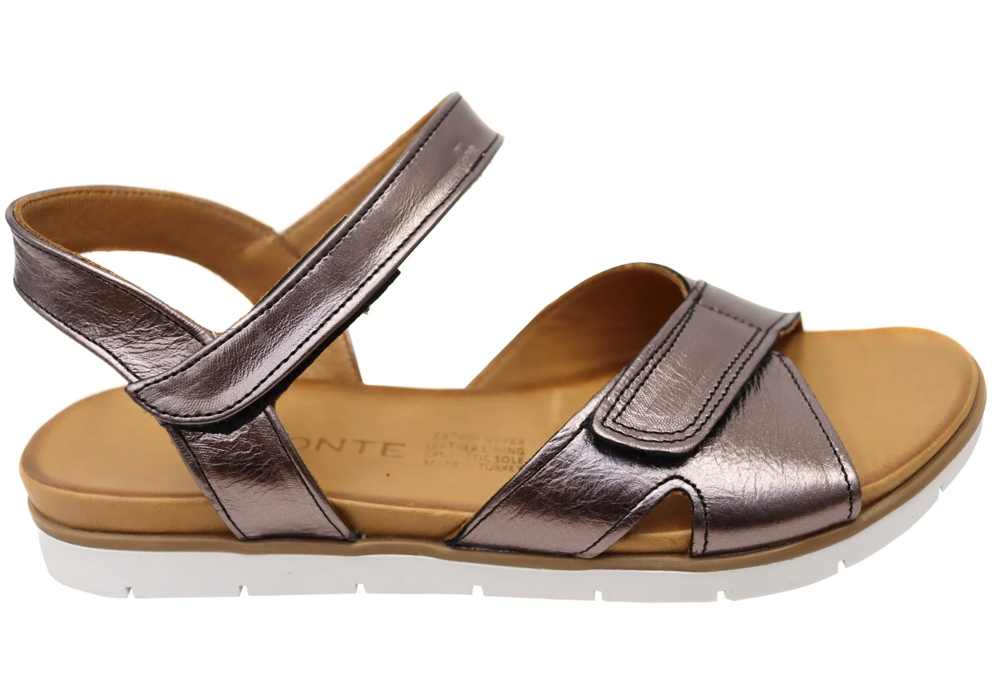 Orizonte Luvve Damen Bequeme Europäische Ledersandalen Orizonte Schuhe