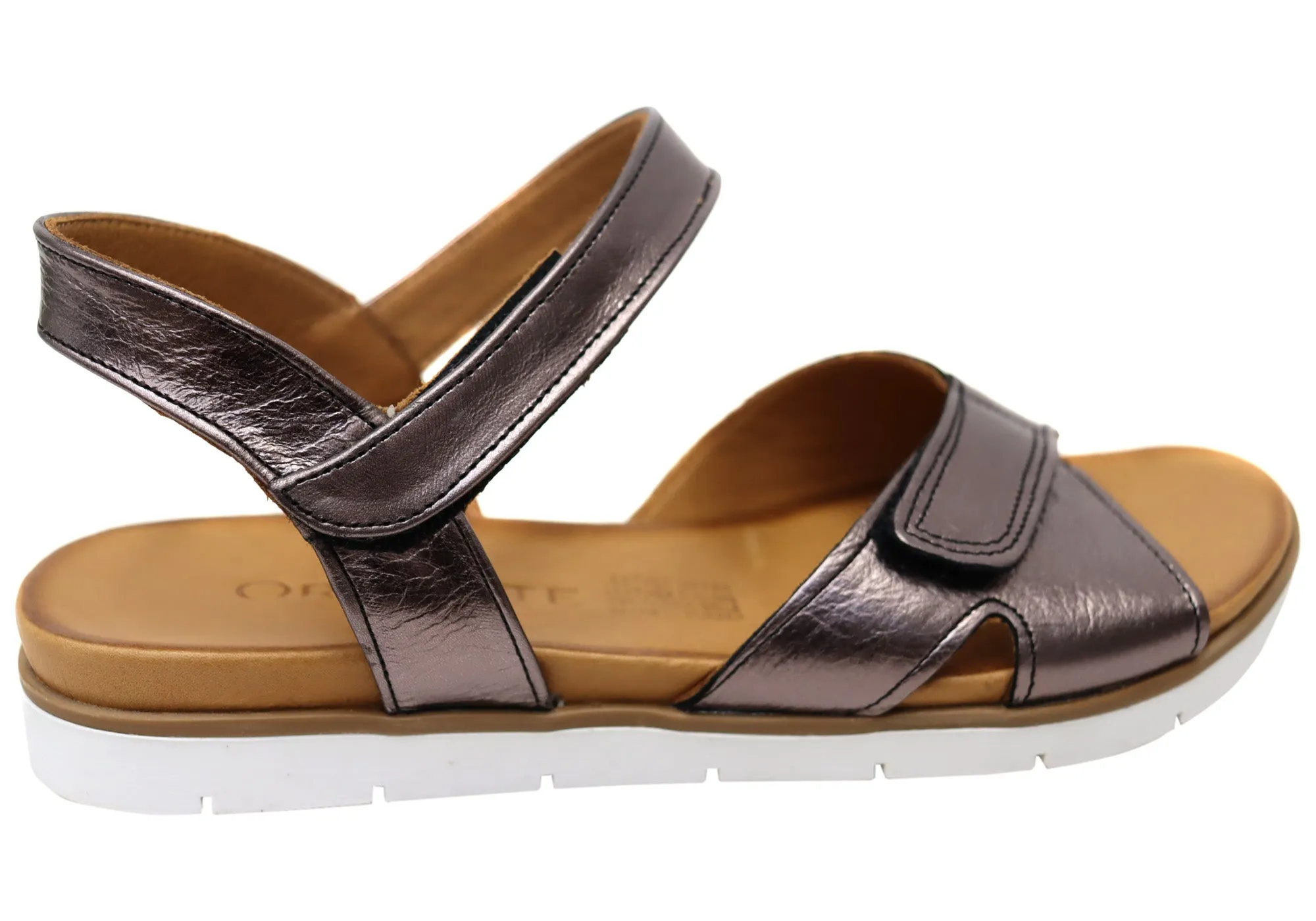 Orizonte Luvve Damen Bequeme Europäische Ledersandalen Orizonte Schuhe