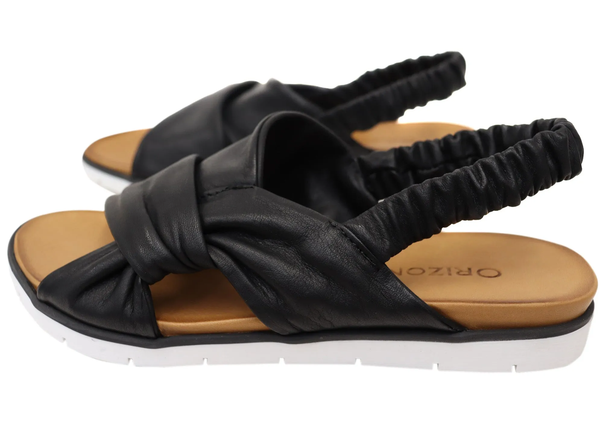 Orizonte Shanty Damen Bequeme Europäische Ledersandalen Orizonte Schuhe