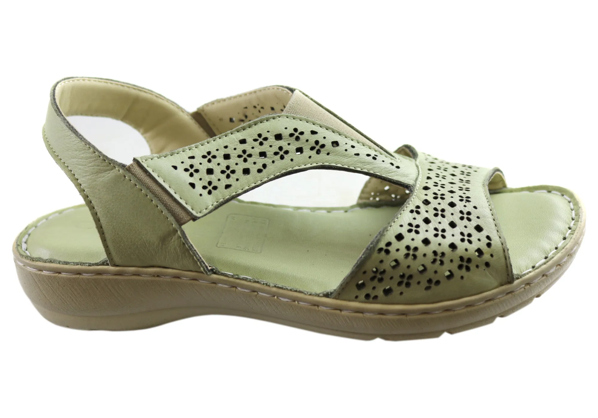 Orizonte Thera Damen Europäische Bequeme Ledersandalen Orizonte Schuhe
