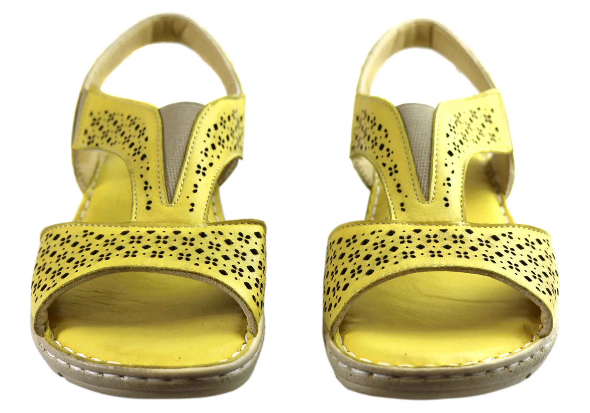 Orizonte Thera Damen Europäische Bequeme Ledersandalen Orizonte Schuhe