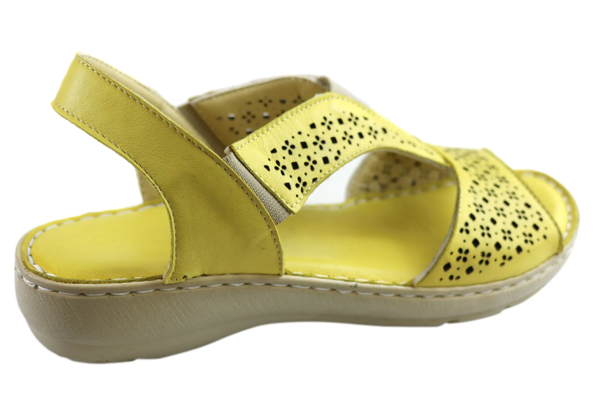 Orizonte Thera Damen Europäische Bequeme Ledersandalen Orizonte Schuhe