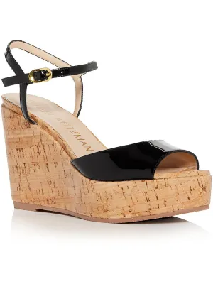 Palmina Damen Leder Stylische Plateausandalen Ecco Schuhe