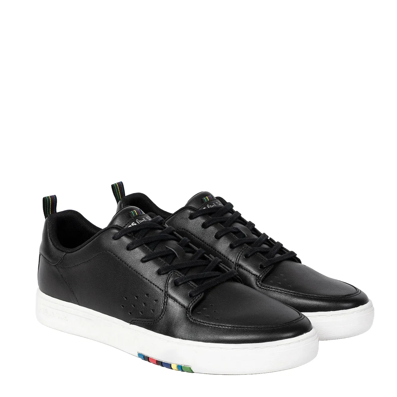 Paul Smith Leder 'Cosmo' Turnschuhe Schwarz