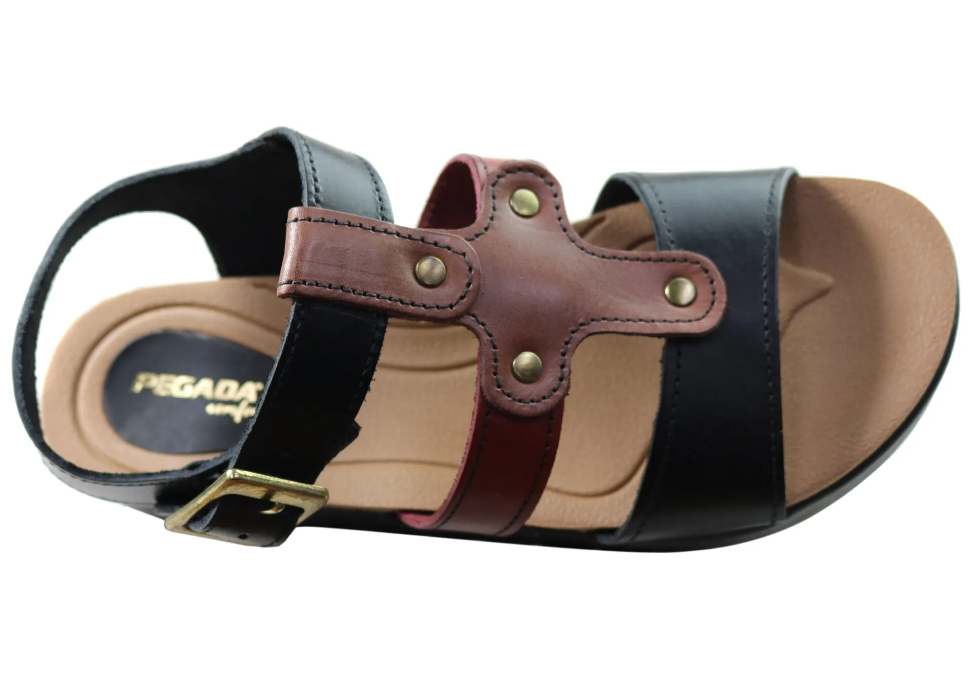 Pegada Atlas Damen Bequeme Ledersandalen Hergestellt In Brasilien Pegada Schuhe