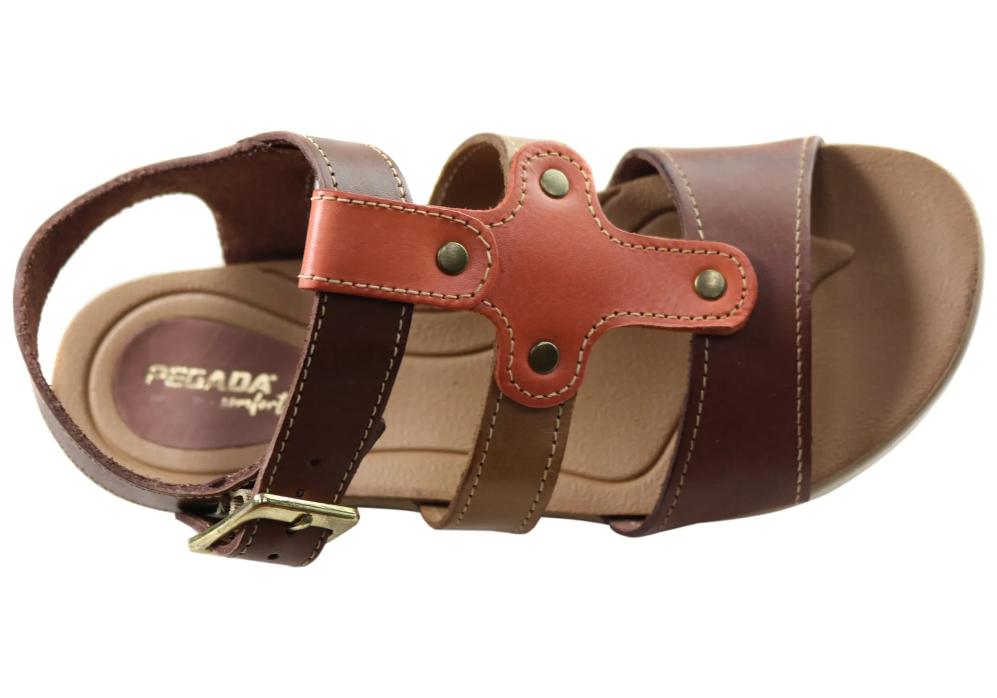 Pegada Atlas Damen Bequeme Ledersandalen Hergestellt In Brasilien Pegada Schuhe