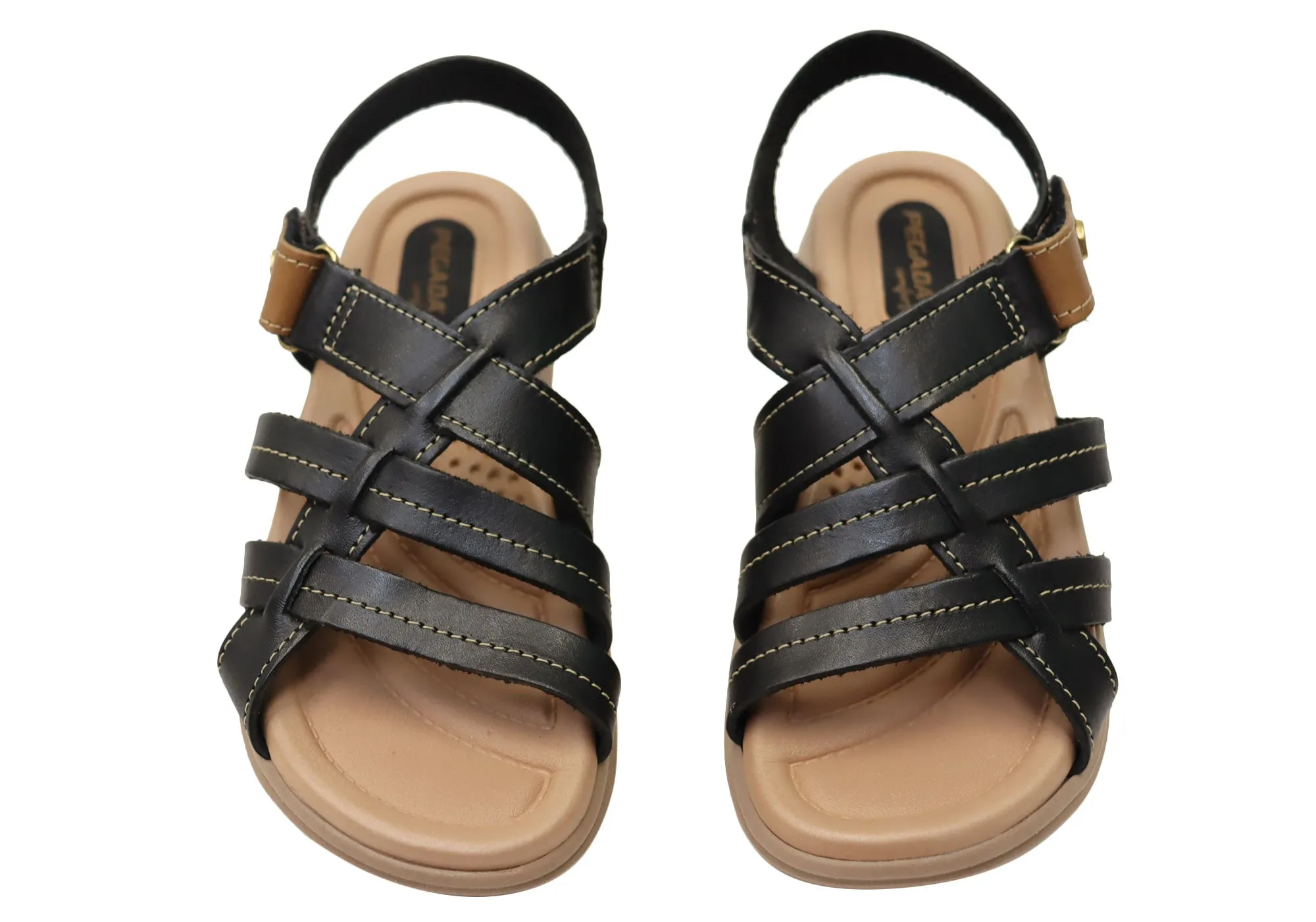 Pegada Gayle Damen Bequeme Ledersandalen Hergestellt In Brasilien Pegada Schuhe