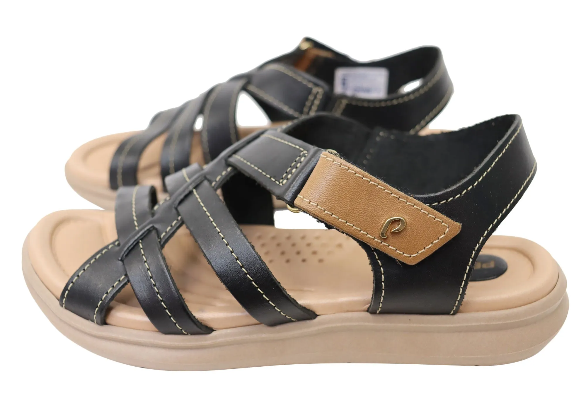 Pegada Gayle Damen Bequeme Ledersandalen Hergestellt In Brasilien Pegada Schuhe