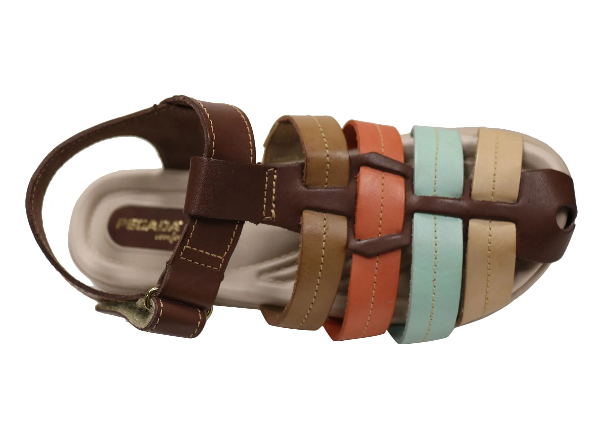 Pegada Nancy Damen Bequeme Ledersandalen Hergestellt In Brasilien Pegada Schuhe