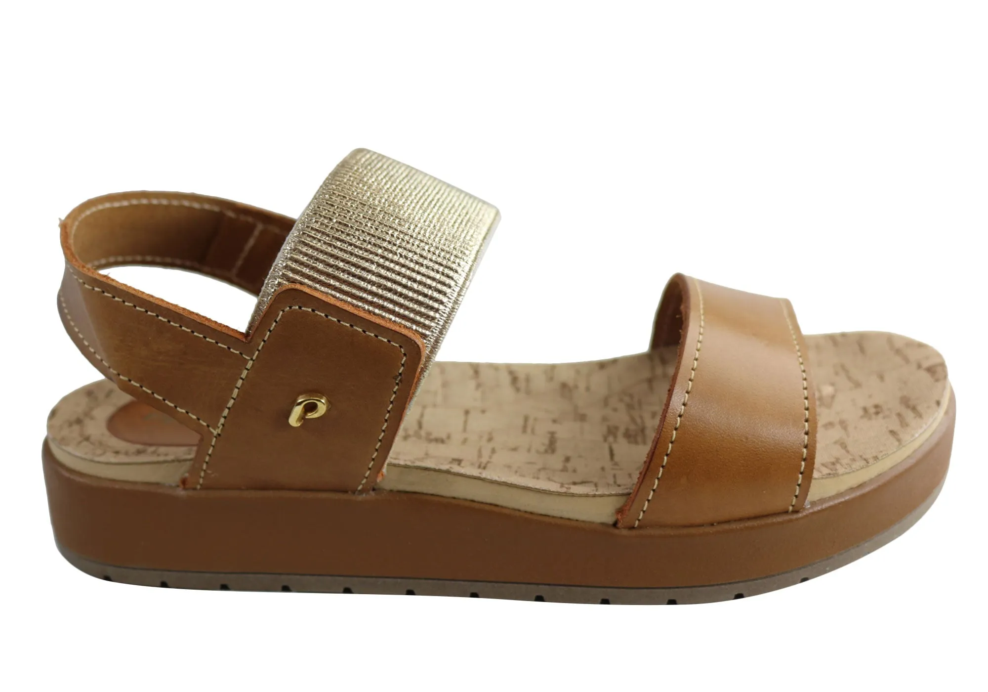 Pegada Rosie Damen Komfort-Gepolsterte Ledersandalen Hergestellt in Brasilien Pegada Schuhe