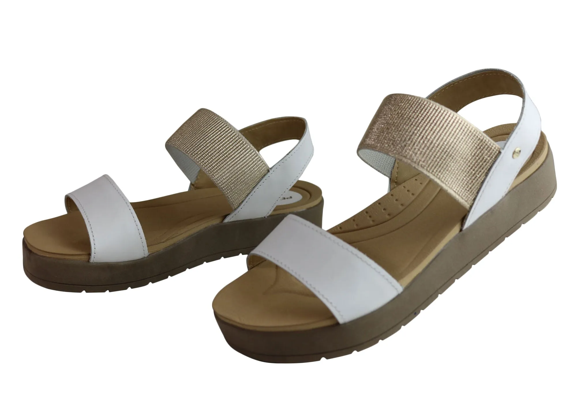 Pegada Rosie Damen Komfort-Gepolsterte Ledersandalen Hergestellt in Brasilien Pegada Schuhe