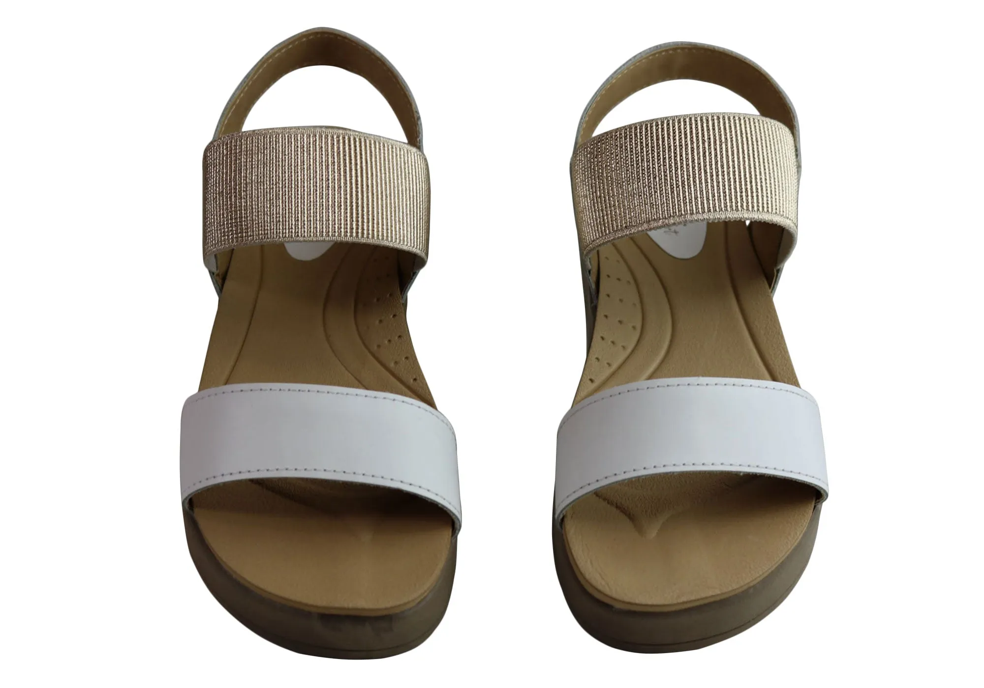 Pegada Rosie Damen Komfort-Gepolsterte Ledersandalen Hergestellt in Brasilien Pegada Schuhe
