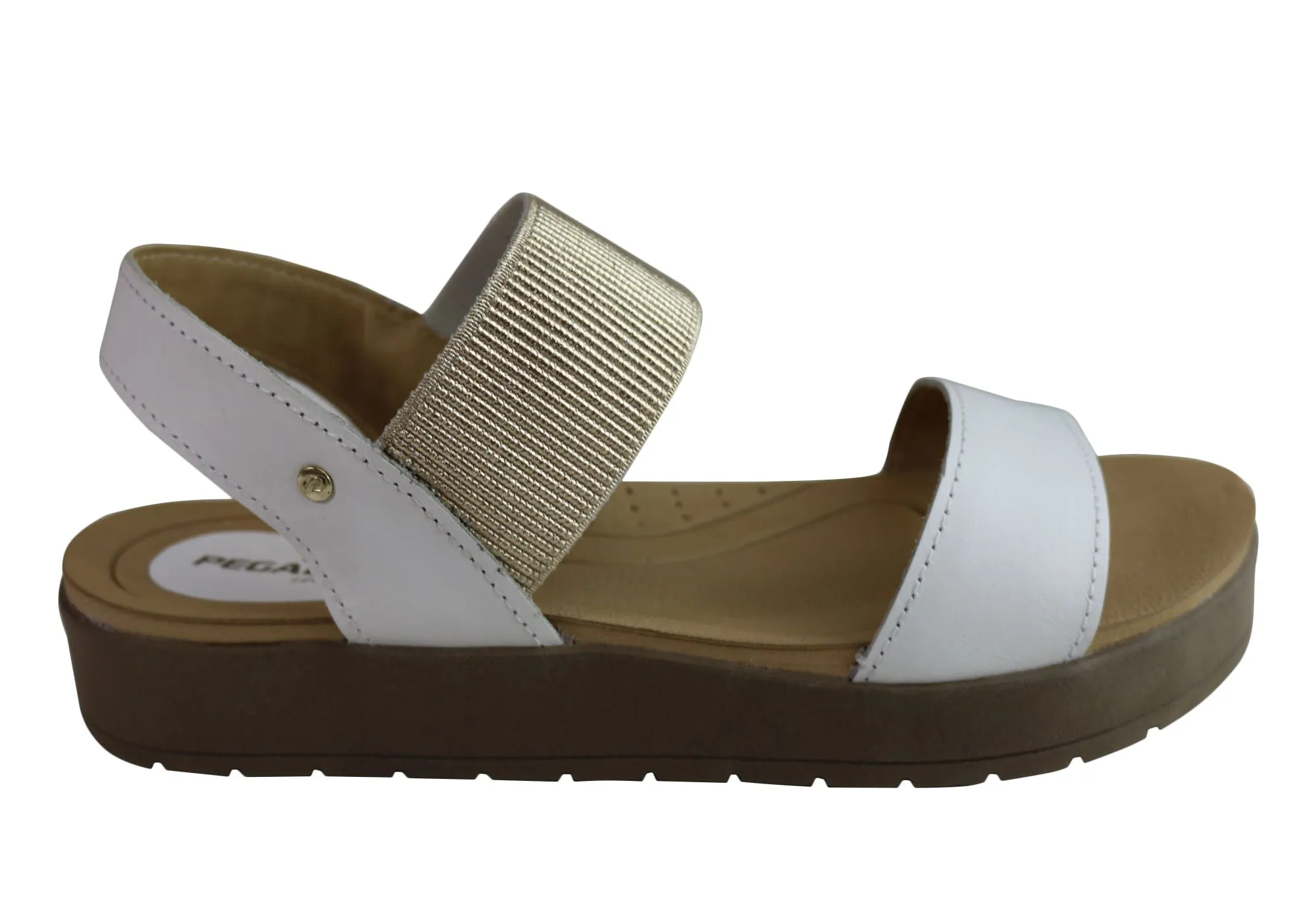 Pegada Rosie Damen Komfort-Gepolsterte Ledersandalen Hergestellt in Brasilien Pegada Schuhe