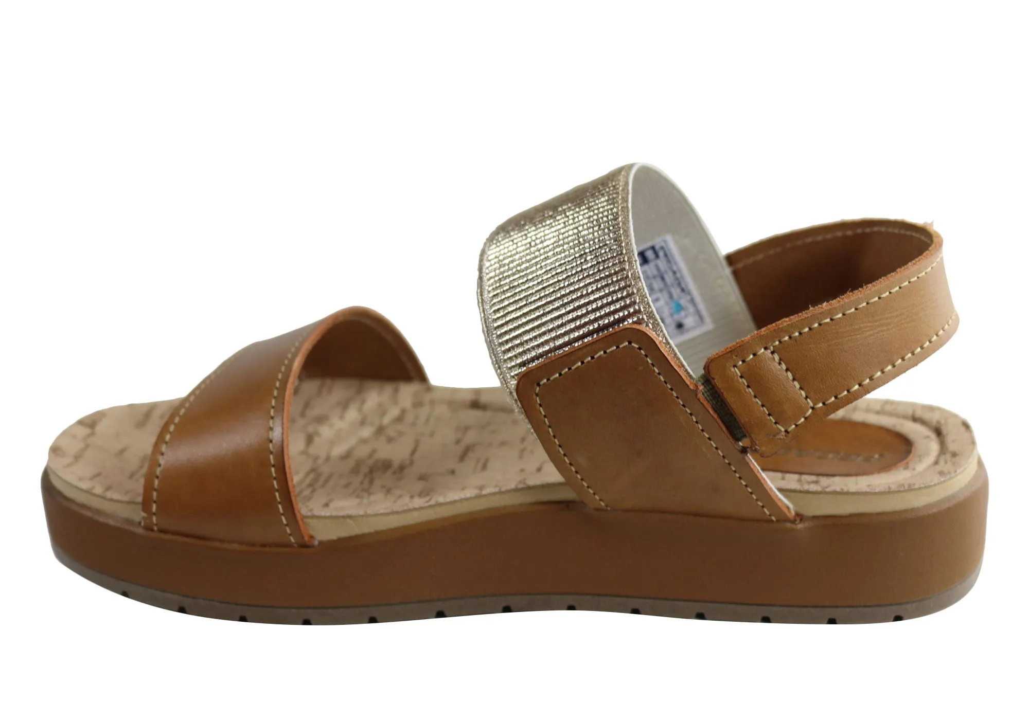 Pegada Rosie Damen Komfort-Gepolsterte Ledersandalen Hergestellt in Brasilien Pegada Schuhe