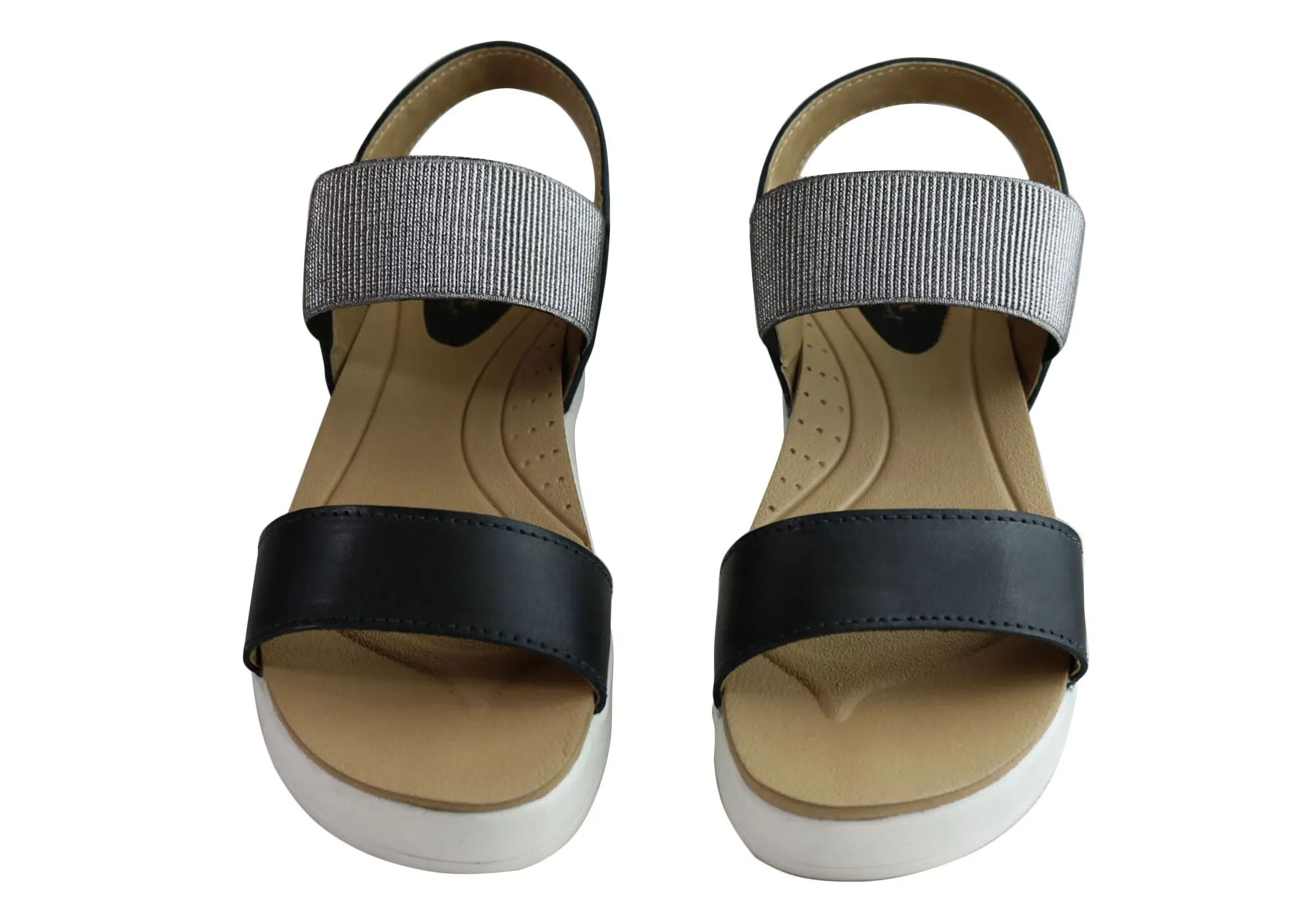 Pegada Rosie Damen Komfort-Gepolsterte Ledersandalen Hergestellt in Brasilien Pegada Schuhe