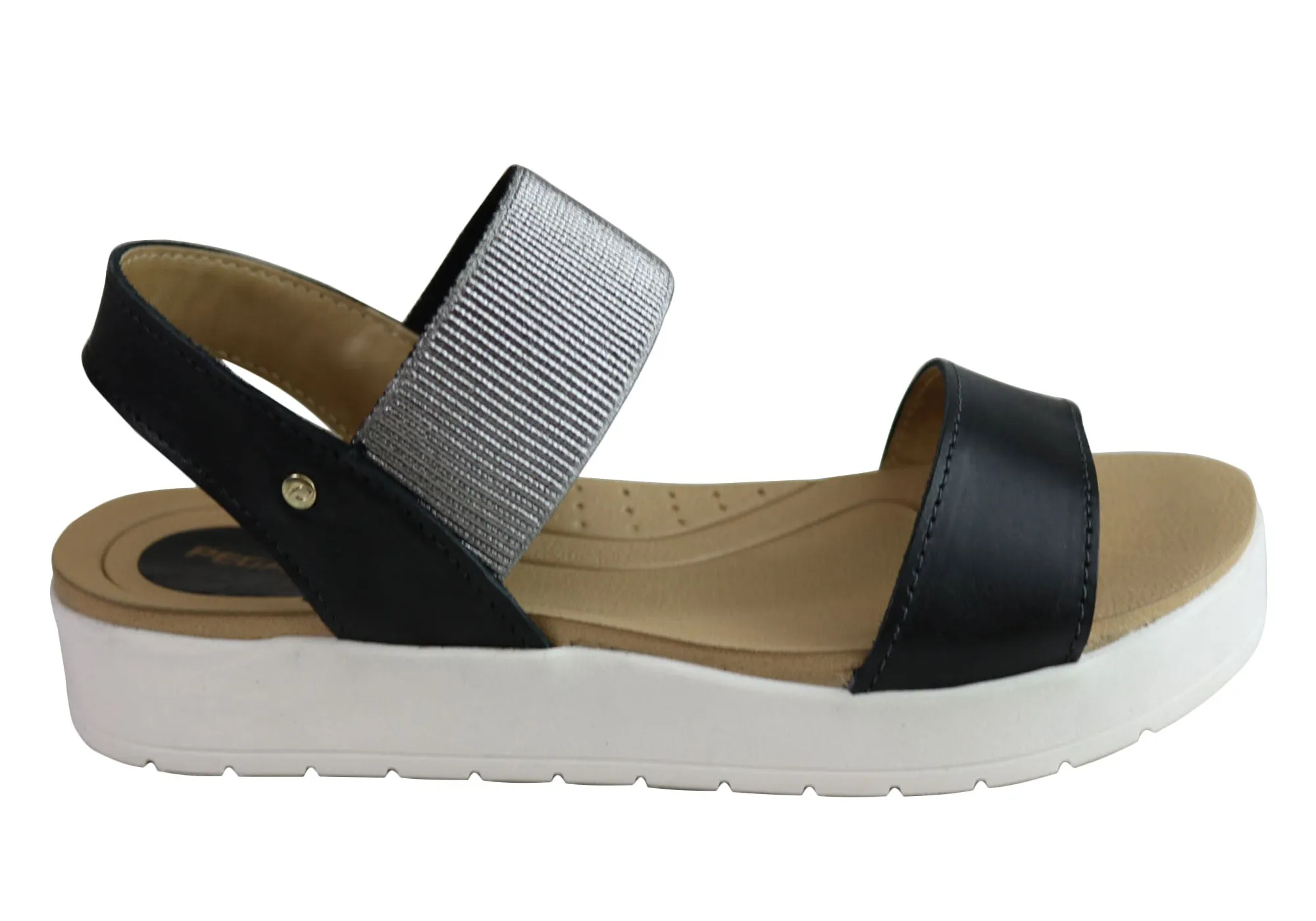 Pegada Rosie Damen Komfort-Gepolsterte Ledersandalen Hergestellt in Brasilien Pegada Schuhe