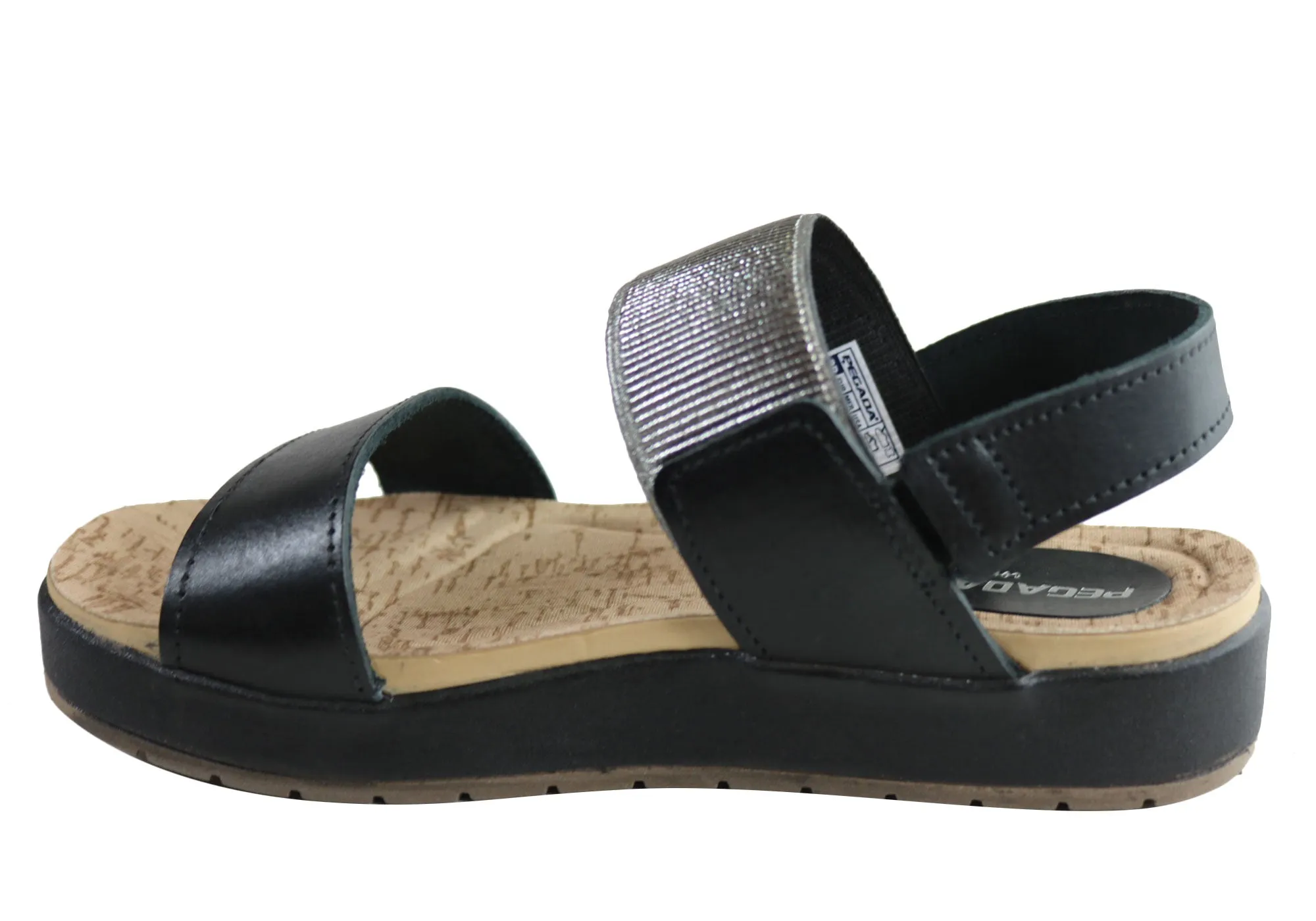 Pegada Rosie Damen Komfort-Gepolsterte Ledersandalen Hergestellt in Brasilien Pegada Schuhe